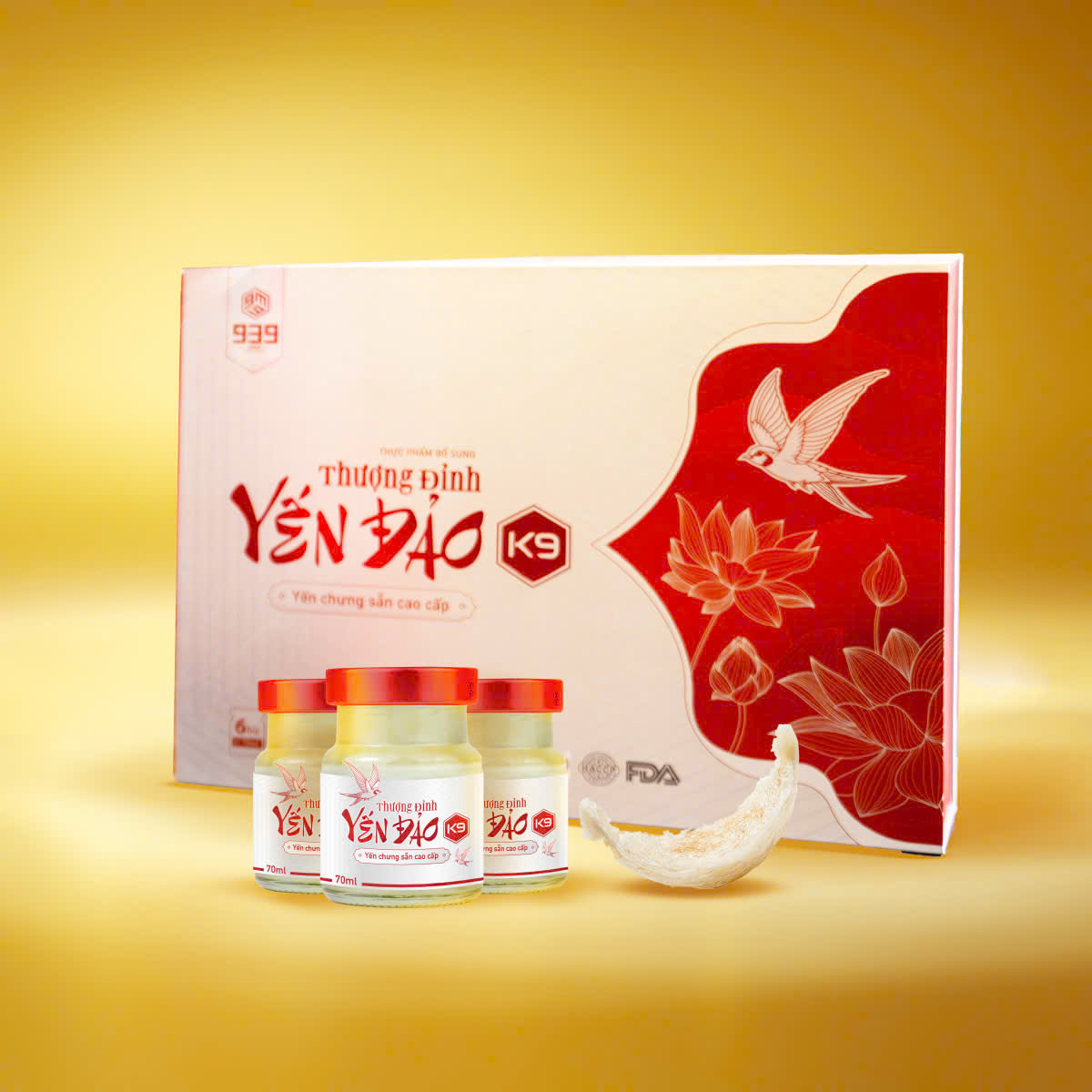 Thượng Đỉnh Yến Đảo K9 - Hộp 6 hũ