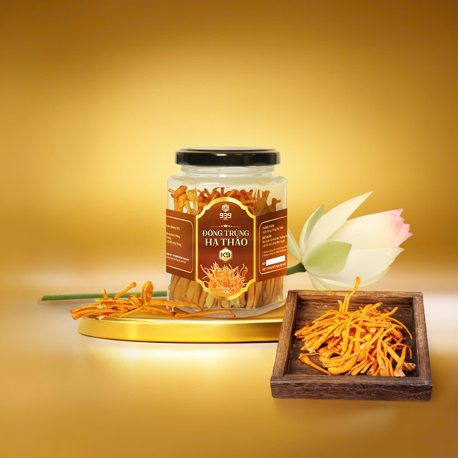 Sợi đông trùng hạ thảo Herbalgreen