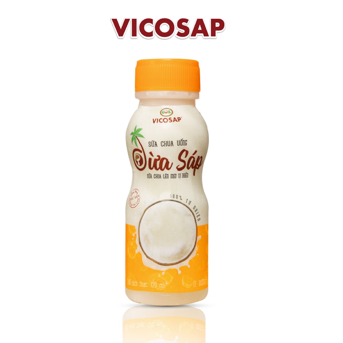 Sữa chua uống dừa sáp - 120ml - Vicosap