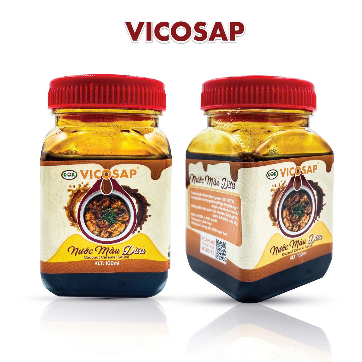 Nước màu ẩm thực - 100ml - Vicosap