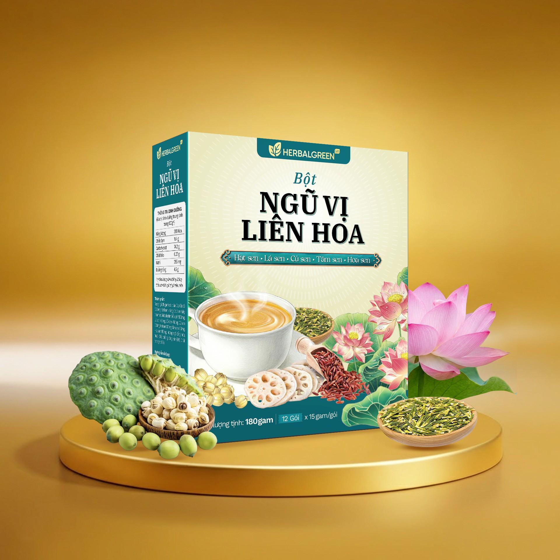 Bột Ngũ vị liên hoa - 180g - Herbalgreen